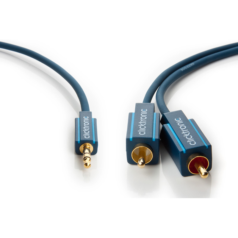 Clicktronic Casual MP3 Adapterkabel (3,5mm Klinken-Stecker/2x Cinch ...