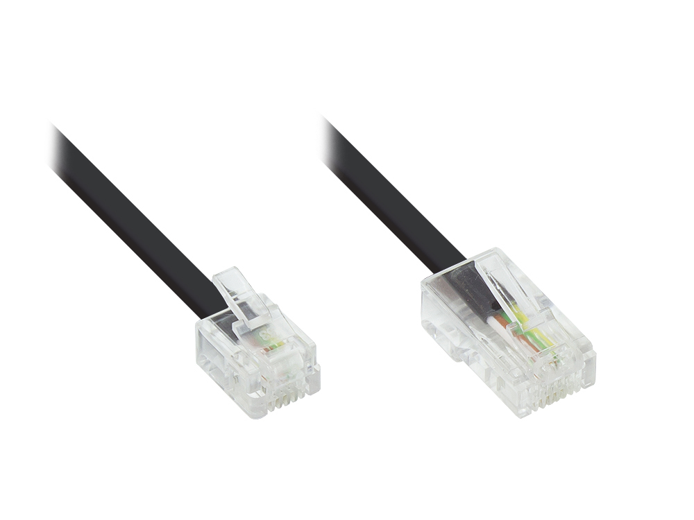 5x DSL Modem Kabel  RJ11 RJ45 L nge 10m Good 
