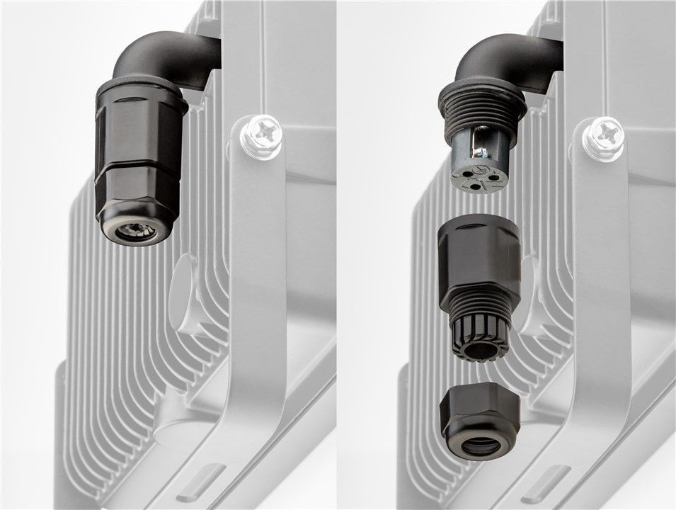 5x LED Außen-Flutlichtstrahler, 10 W; LED Außen-Flutlichtstrahler, 10 W