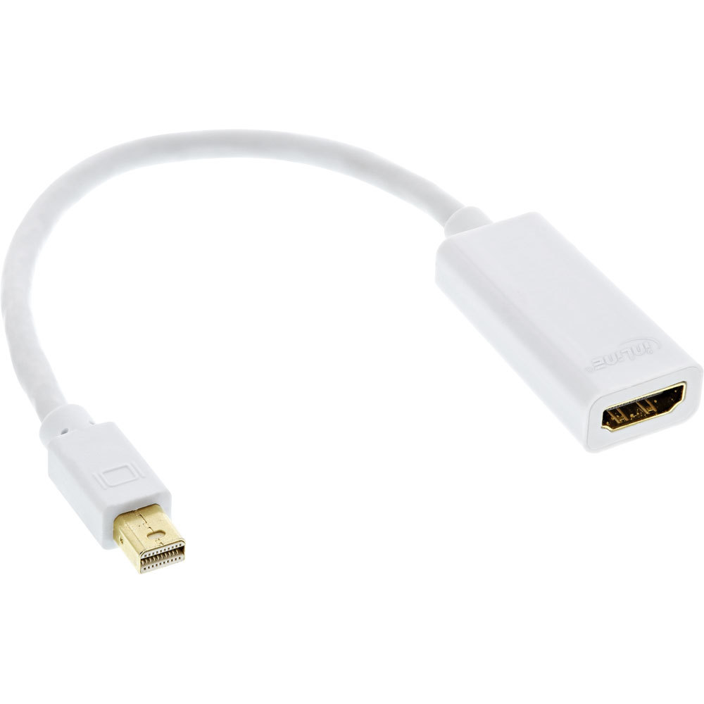 3x InLine® Mini DisplayPort HDMI Adapterkabel mit Audio, Mini DisplayPort Stecke - Photo 1/1