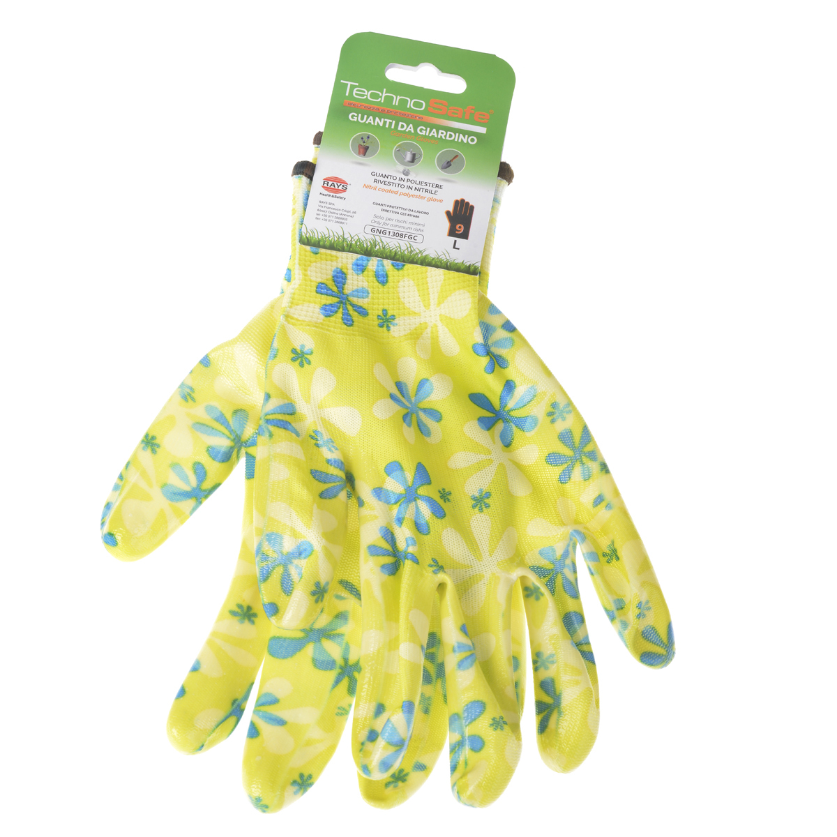 Gartenhandschuhe Technosafe nitril-beschichtet Tarnfarbe Größe 10 