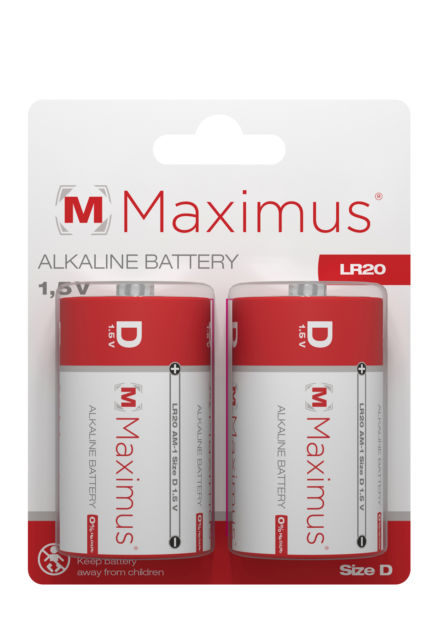 2x Maximus Alkaline Batterien D Mono Lr20 Mn1300 2er Blister