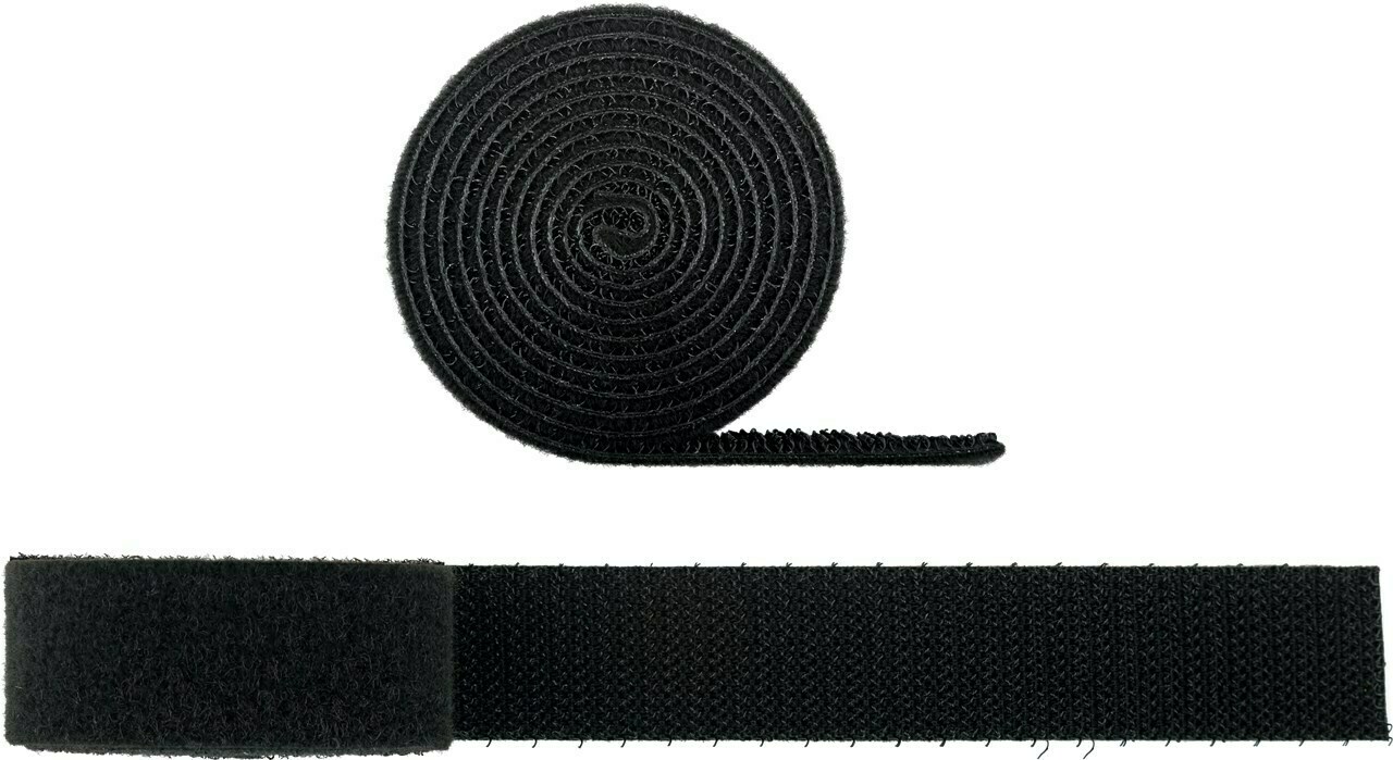 5x Kabel Management Klettverschluss-Rolle (1m, kürzbar); Kabel Management Klettv