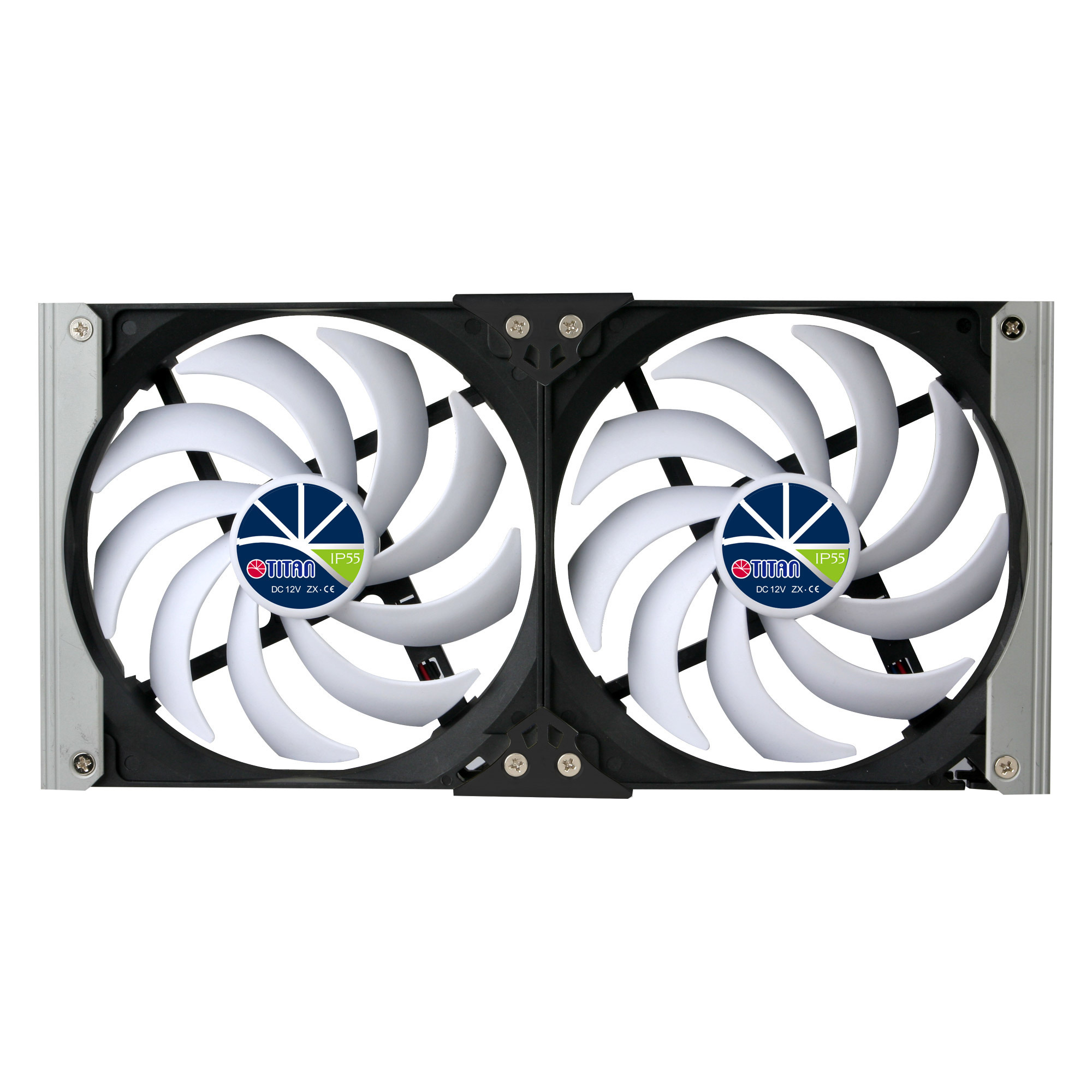 Titan TTC-SC20(C)V2 Kühlschrank-Doppellüfter 140x25mm IP55, Timer