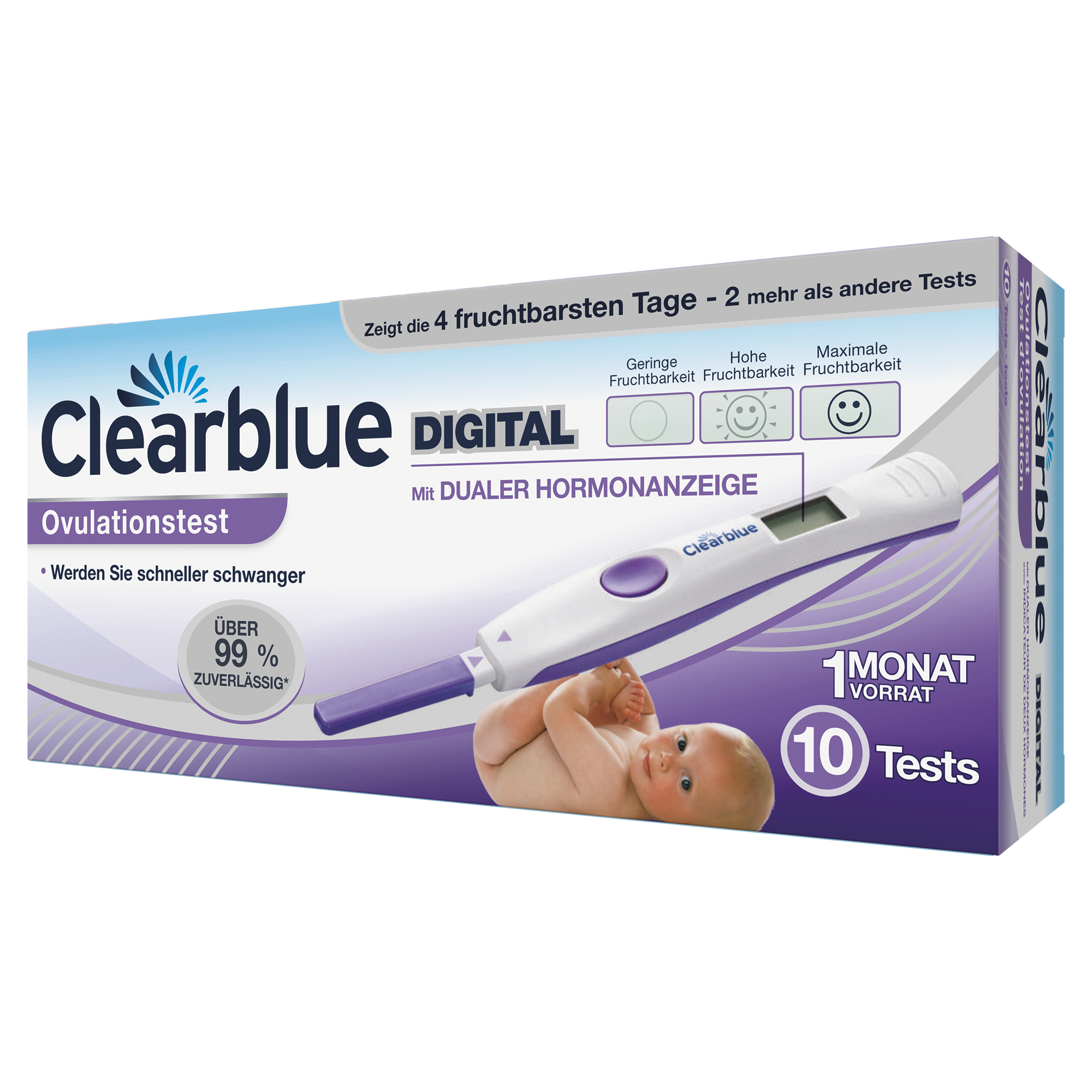 Clearblue Ovulationstest Fortschrittlich & Digital 10er - Bild 1 von 1